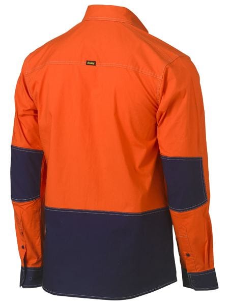 Bisley Polos / Shirts Bisley Flx & Move Two Tone Hi Vis Utility Shirt