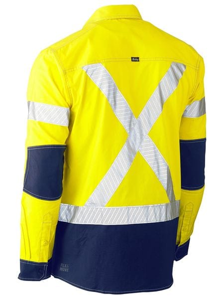 Bisley Polos / Shirts Bisley Flx & Move X Taped Hi Vis Utility Shirt