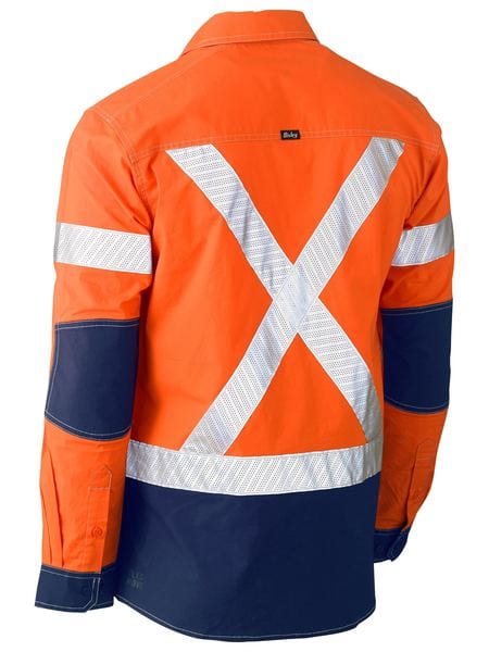 Bisley Polos / Shirts Bisley Flx & Move X Taped Hi Vis Utility Shirt