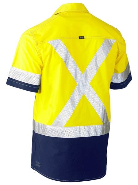 Bisley Polos / Shirts Bisley Flx & Move X Taped Hi Vis Utility Shirt