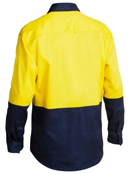 Bisley Polos / Shirts Bisley Hi Vis Closed Front Drill Shirt