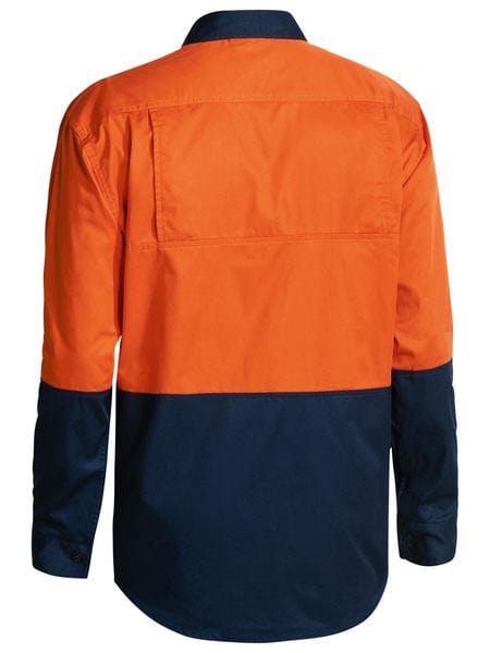 Bisley Polos / Shirts Bisley Hi Vis Cool Lightweight Drill Shirt