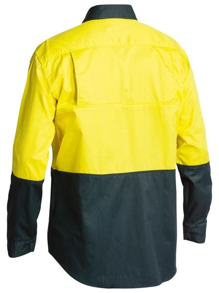 Bisley Polos / Shirts Bisley Hi Vis Cool Lightweight Drill Shirt