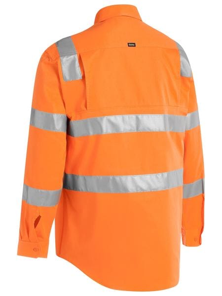 Bisley Polos / Shirts Bisley Taped Biomotion Cool Lightweight Hi Vis Shirt