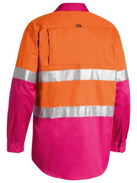 Bisley Polos / Shirts Bisley Taped Hi Vis Cool Lightweight Shirt