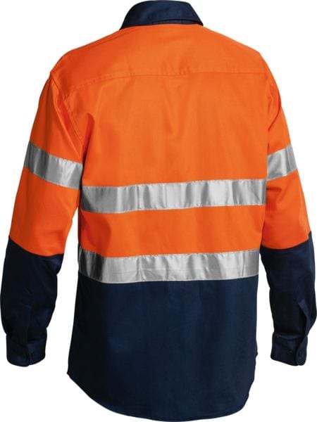 Bisley Polos / Shirts Bisley Taped Hi Vis Drill Shirt