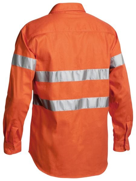 Bisley Polos / Shirts Bisley Taped Hi Vis Drill Shirt
