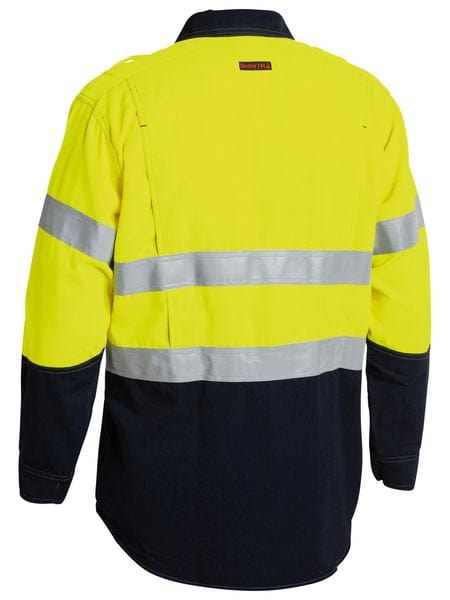 Bisley Polos / Shirts Bisley TenCate Tecasafe® Plus 700 Taped Hi Vis FR Vented Shirt