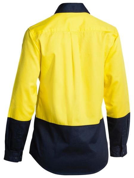 Bisley Polos / Shirts Bisley Women's Hi Vis Drill Shirt