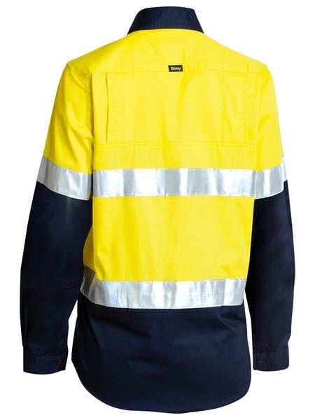 Bisley Polos / Shirts Bisley Women's Taped Hi Vis Cool Lightweight Drill Shirt