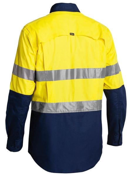 Bisley Polos / Shirts Bisley X Airflow Taped Hi Vis Ripstop Shirt