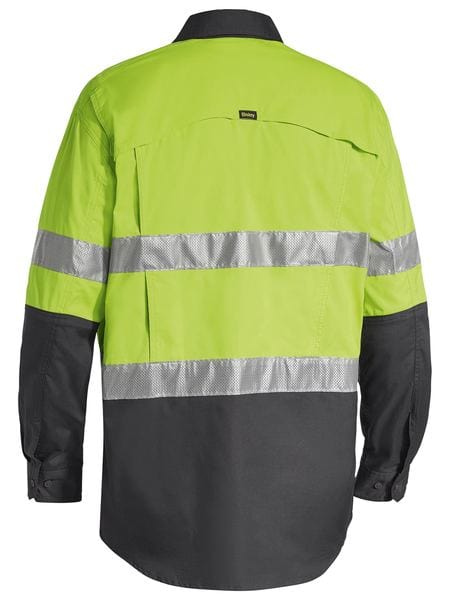Bisley Polos / Shirts Bisley X Airflow Taped Hi Vis Ripstop Shirt