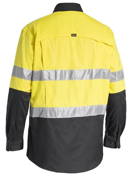 Bisley Polos / Shirts Bisley X Airflow Taped Hi Vis Ripstop Shirt