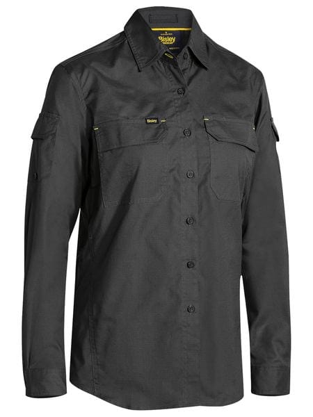 Bisley Polos / Shirts Charcoal / 8 Bisley Women's X Airflow Ripstop Shirt