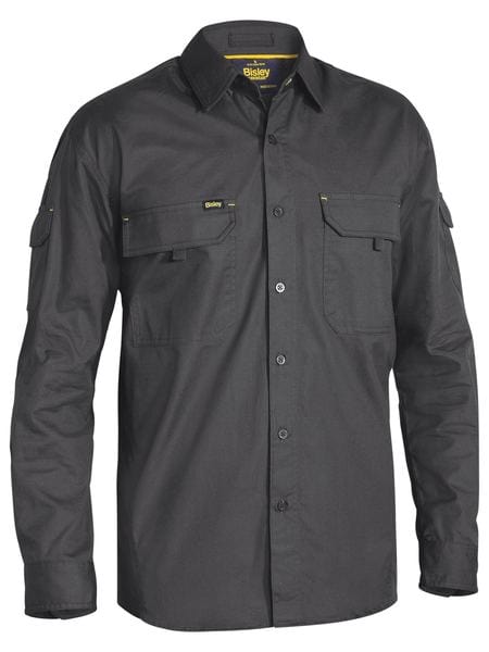 Bisley Polos / Shirts Charcoal / S Bisley X Airflow Ripstop Longsleeve Shirts