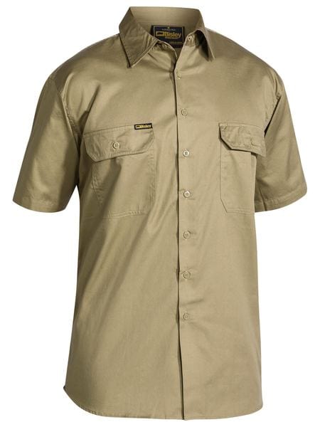 Bisley Polos / Shirts Khaki / S Bisley Cool Lightweight Drill Shirt