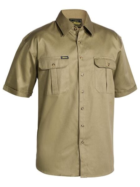 Bisley Polos / Shirts Khaki / S Bisley Original Cotton Drill Shirt