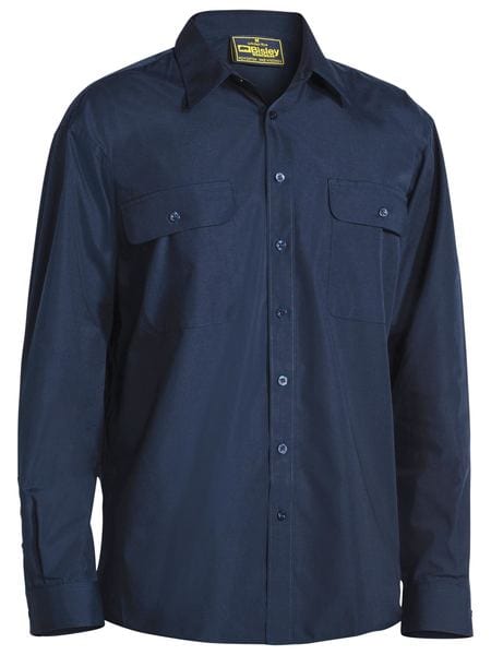 Bisley Polos / Shirts Midnight / XS Bisley Permanent Press Longsleeve Shirt