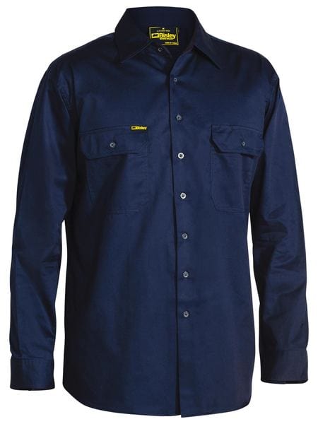 Bisley Polos / Shirts Navy / S Bisley Cool Lightweight Drill Shirt