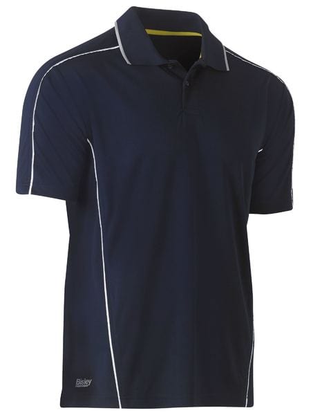 Bisley Polos / Shirts Navy / S Bisley Cool Mesh Polo with Reflective Piping