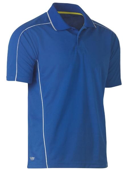 Bisley Polos / Shirts Royal / S Bisley Cool Mesh Polo with Reflective Piping
