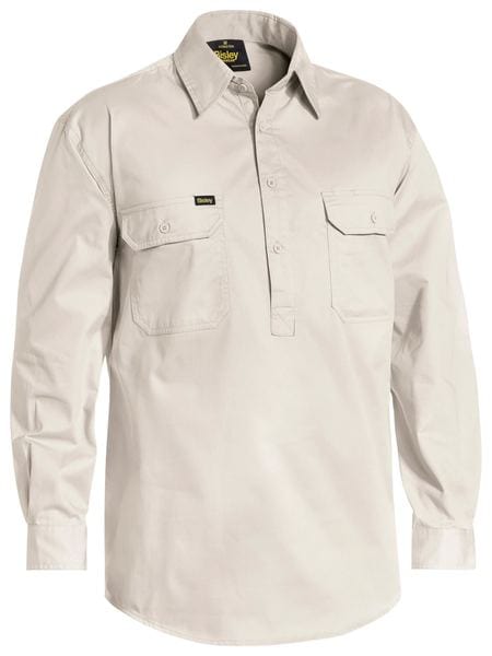 Bisley Polos / Shirts Sand / S Bisley Closed Front Cool Lightweight Drill Shirt