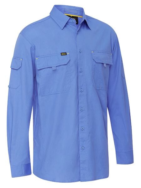 Bisley Polos / Shirts Sky Blue / S Bisley X Airflow Ripstop Longsleeve Shirts