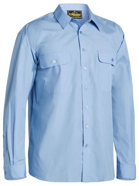 Bisley Polos / Shirts Sky / XS Bisley Permanent Press Longsleeve Shirt