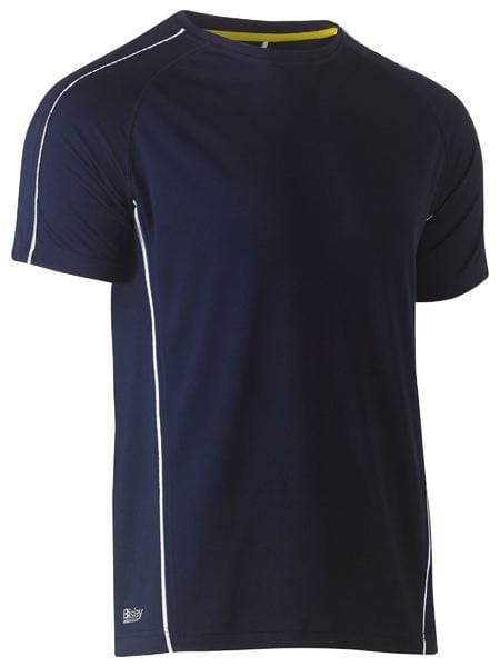 Bisley T-Shirts Navy / XS Bisley Cool Mesh Tee with Reflective Piping