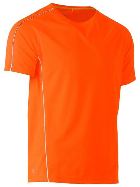 Bisley T-Shirts Orange / XS Bisley Cool Mesh Tee with Reflective Piping