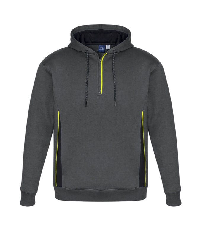 Biz Collection Hoodies Grey/Black/Fluoro Yellow / XS Biz Collection Adults Renegade Hoodie