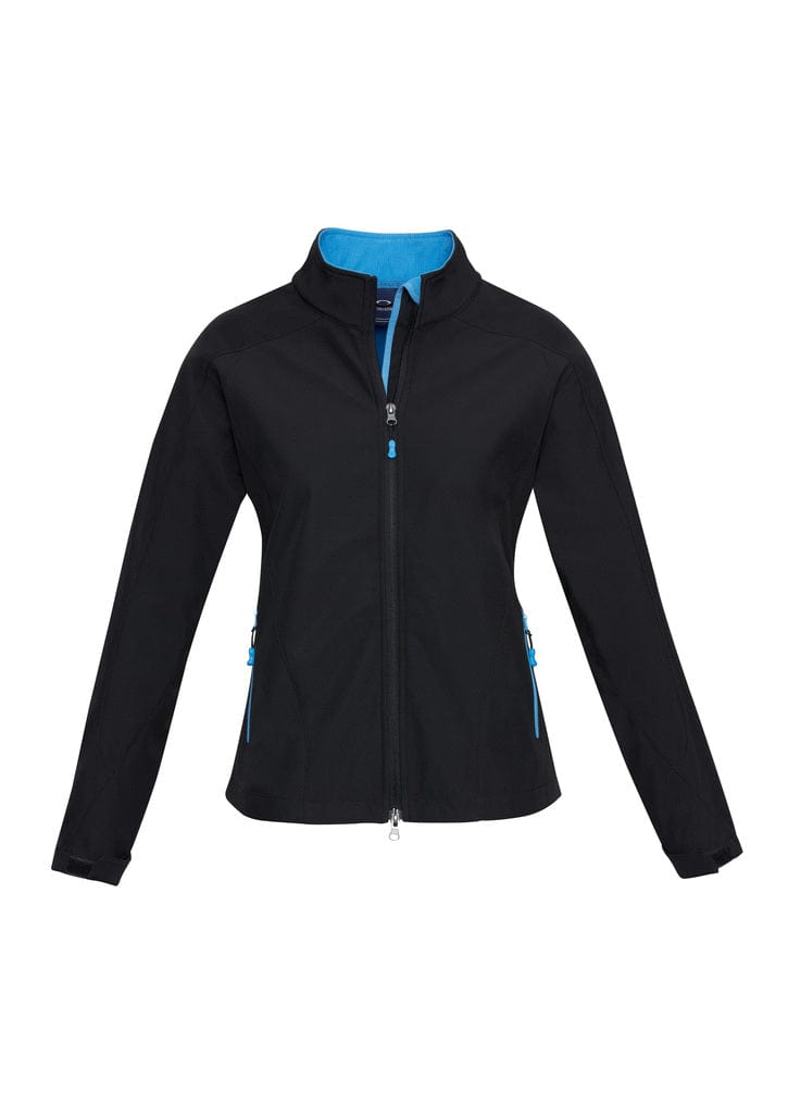 Biz Collection Jackets / Vests Black/Cyan / S Biz Collection Ladies Geneva Jacket