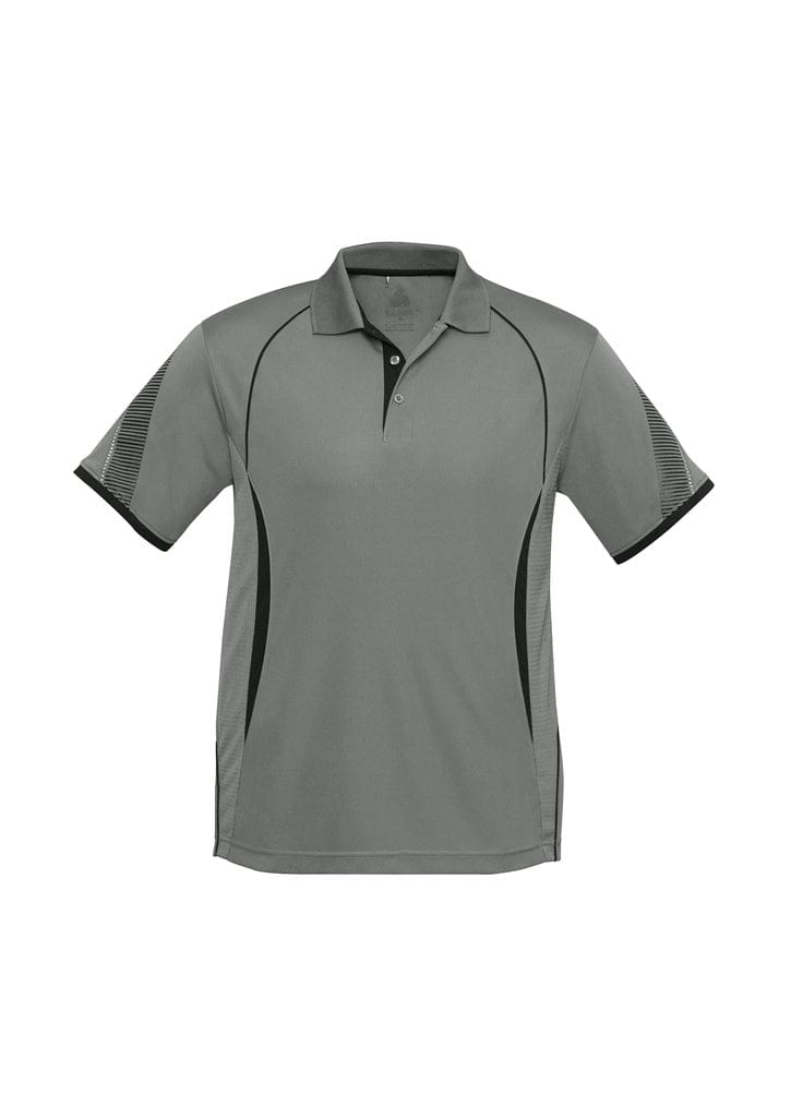 Biz Collection Polos / Shirts Ash/Black / 4 Biz Collection Kids Razor Polo