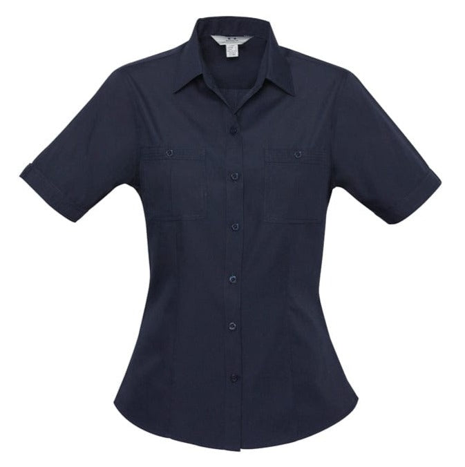Biz Collection Polos / Shirts Biz Collection Ladies Bondi Short Sleeve Shirt