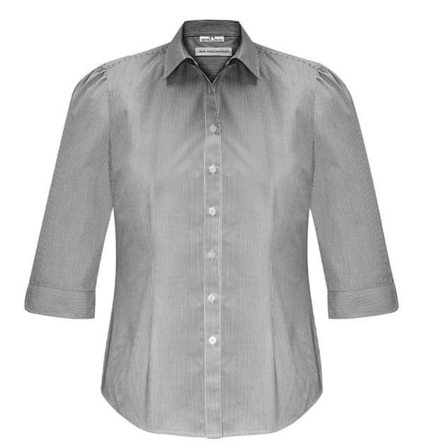 Biz Collection Polos / Shirts Biz Collection Ladies Euro 3/4 Sleeve Shirt
