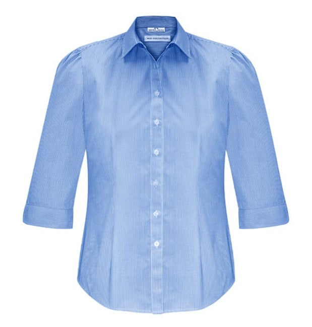 Biz Collection Polos / Shirts Biz Collection Ladies Euro 3/4 Sleeve Shirt
