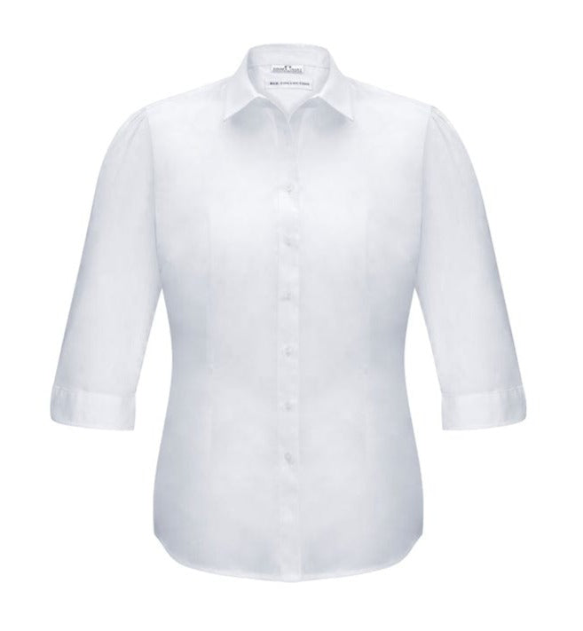 Biz Collection Polos / Shirts Biz Collection Ladies Euro 3/4 Sleeve Shirt