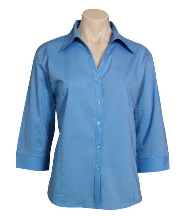 Biz Collection Polos / Shirts Biz Collection Ladies Metro 3/4 Sleeve Shirt