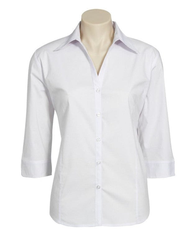 Biz Collection Polos / Shirts Biz Collection Ladies Metro 3/4 Sleeve Shirt