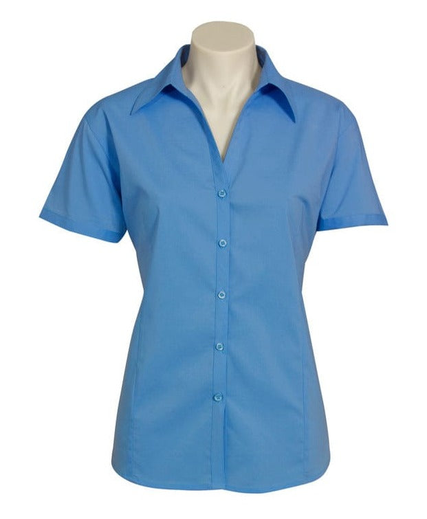 Biz Collection Polos / Shirts Biz Collection Ladies Metro Short Sleeve Shirt