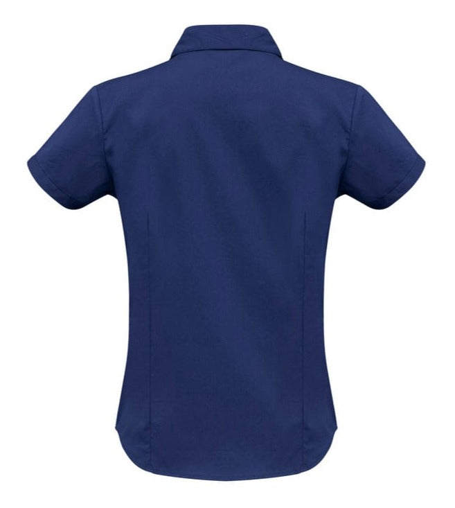 Biz Collection Polos / Shirts Biz Collection Ladies Metro Short Sleeve Shirt