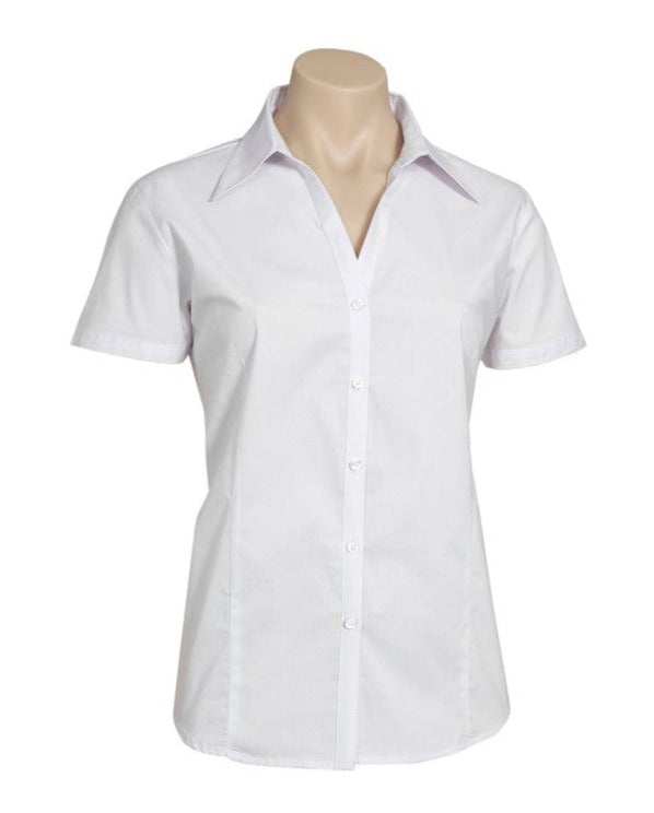 Biz Collection Polos / Shirts Biz Collection Ladies Metro Short Sleeve Shirt