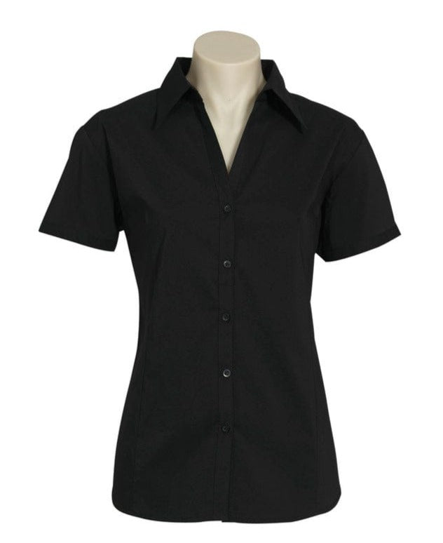 Biz Collection Polos / Shirts Biz Collection Ladies Metro Short Sleeve Shirt