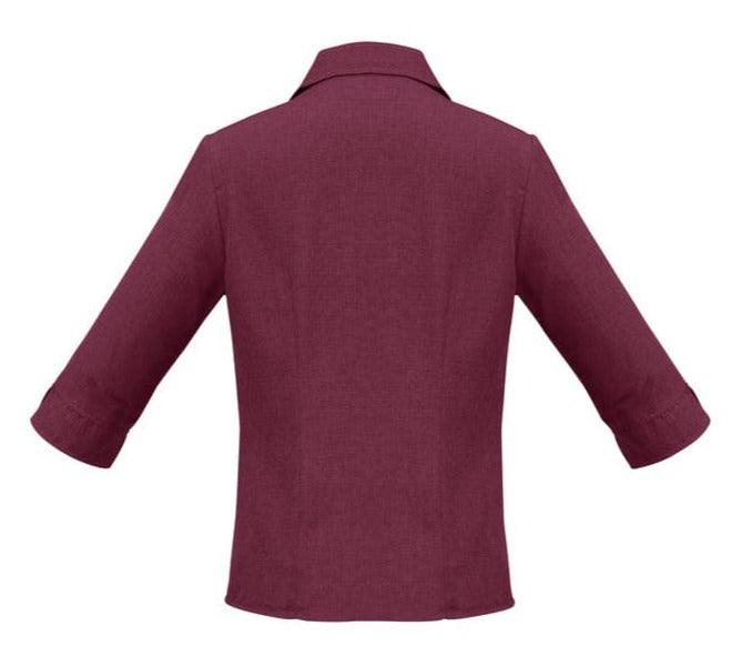 Biz Collection Polos / Shirts Biz Collection Ladies Plain Oasis 3/4 Sleeve Shirt