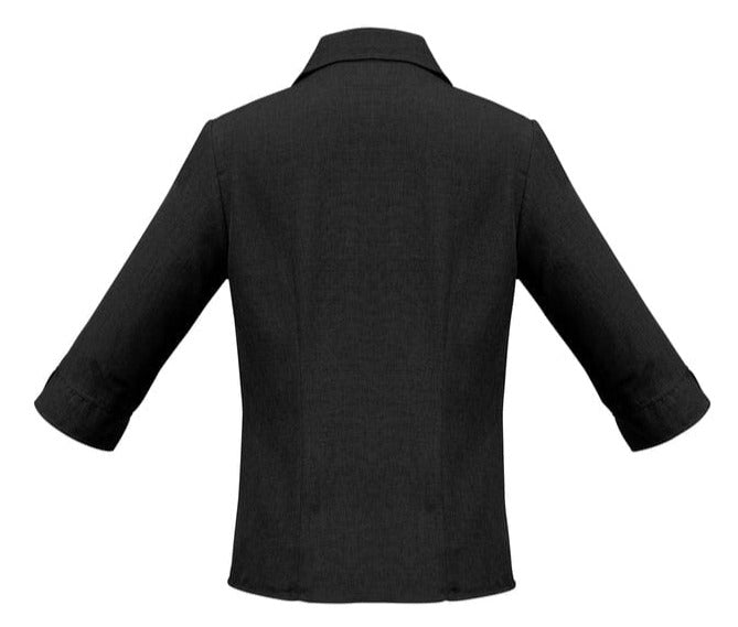 Biz Collection Polos / Shirts Biz Collection Ladies Plain Oasis 3/4 Sleeve Shirt