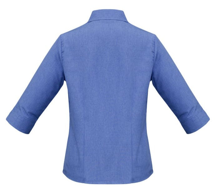 Biz Collection Polos / Shirts Biz Collection Ladies Plain Oasis 3/4 Sleeve Shirt