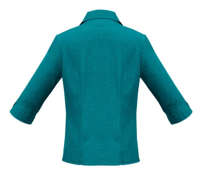 Biz Collection Polos / Shirts Biz Collection Ladies Plain Oasis 3/4 Sleeve Shirt