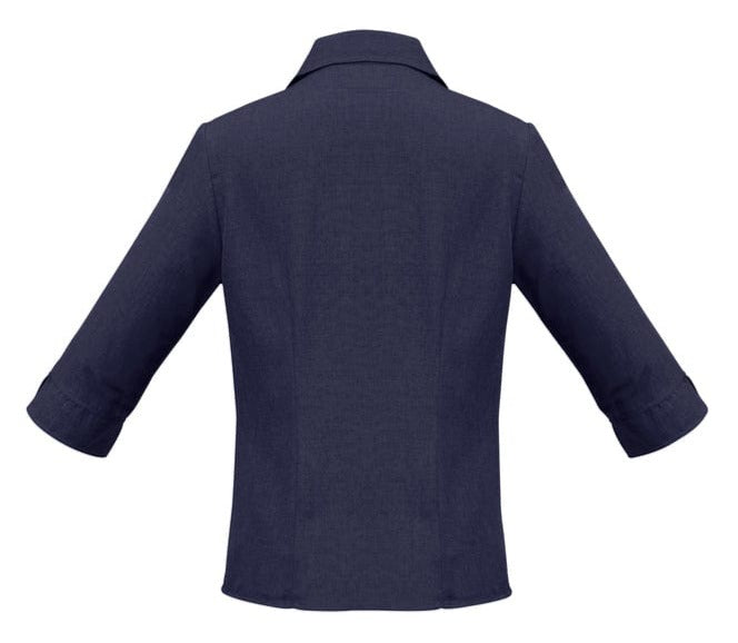 Biz Collection Polos / Shirts Biz Collection Ladies Plain Oasis 3/4 Sleeve Shirt