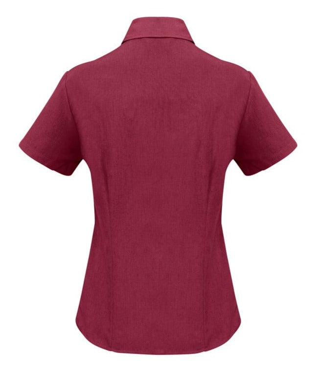 Biz Collection Polos / Shirts Biz Collection Ladies Plain Oasis Short Sleeve Shirt