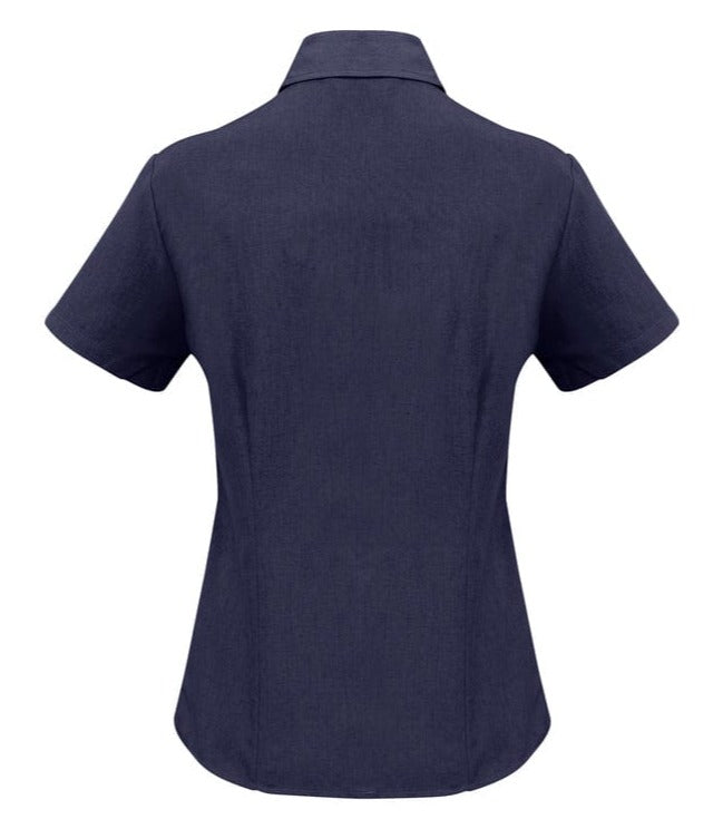 Biz Collection Polos / Shirts Biz Collection Ladies Plain Oasis Short Sleeve Shirt